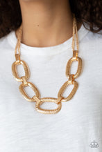 Load image into Gallery viewer, Paparazzi Accessories Take Charge Gold Necklace