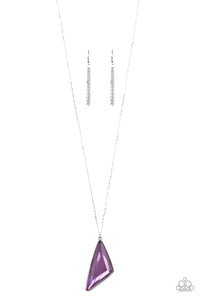 Ultra Sharp purple necklace - Paparazzi Accessories