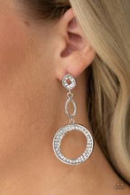 Load image into Gallery viewer, On the Glamour Scene White Post Earrings