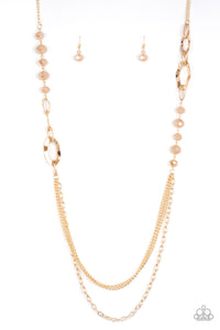 Modern Girl Glam - Gold Necklace Paparazzi Accessories