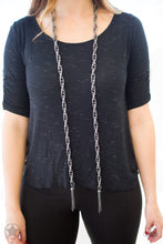 Load image into Gallery viewer, SCARFed for Attention - Gunmetal Necklace