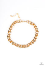 Load image into Gallery viewer, Take it to the Bank Gold Bracelet Paparazzi Accessorues