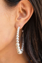 Load image into Gallery viewer, Glamour Graduate - White  Earring