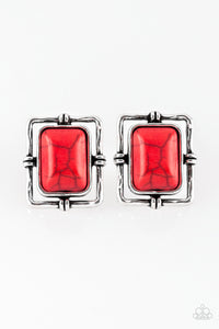 Center STAGECOACH - Red Earring