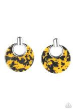 Paparazzi Earring ~ Metro Zoo - Yellow Earring