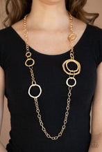 Load image into Gallery viewer, Amped Up Metallics - Gold Necklace Paparazzi Accessories