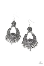 Load image into Gallery viewer, Sunny Chimes - Silver Earring Paparazzi Accessories