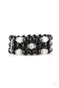 Undeniably Dapper - Black Bracelet Paparazzi Accessories