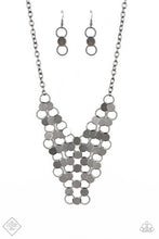 Load image into Gallery viewer, Net Result Gunmetal Necklace