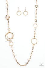 Load image into Gallery viewer, Amped Up Metallics - Gold Necklace Paparazzi Accessories