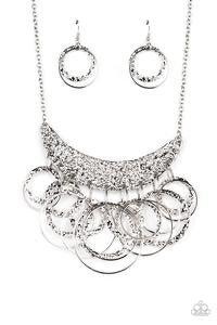 Metro Eclipse Silver Necklace Paparazzi Accessories