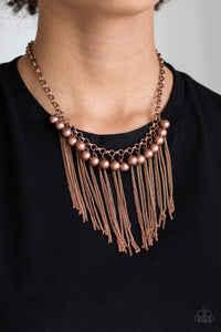 Paparazzi Accessories Powerhouse Prowl Copper Necklace