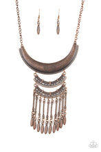 Load image into Gallery viewer, Eastern Empress Set Copper Necklace, Earring &amp; Bracelet