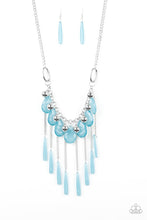 Load image into Gallery viewer, Roaring Riviera - Blue Necklace Paparaxxi Cceas