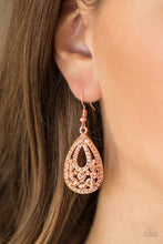 Load image into Gallery viewer, Sparkling Stardom - Copper Earring