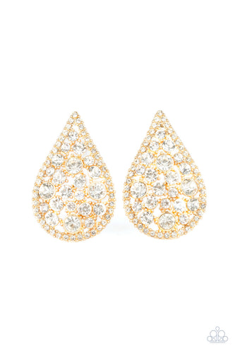 Reign Storm Gold Earring