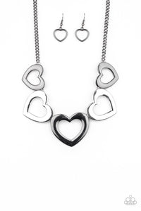 Hearty Hearts Multi Necklace - Paparazzi Accessories