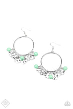 Load image into Gallery viewer, Chroma Chimes Green Earrings Paparazzi Accessories