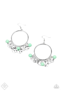 Chroma Chimes Green Earrings Paparazzi Accessories