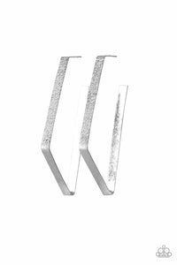 Way Over The Edge - Silver Earring