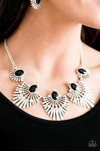 Miss YOU-niverse Black Necklace Paparazzi Accessories