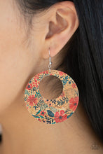 Load image into Gallery viewer, Put a Cork in it Red Earring - Paparazzi Accessories Let HEIR Rip!