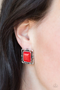 Center STAGECOACH - Red Earring