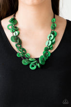 Load image into Gallery viewer, Wonderfully Walla Green Necklace - Paparazzi Accessories