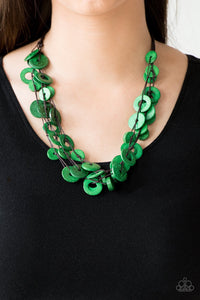 Wonderfully Walla Green Necklace - Paparazzi Accessories