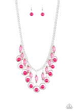 Load image into Gallery viewer, Cool Cascade Pink Necklace - Paparazzi Accessories