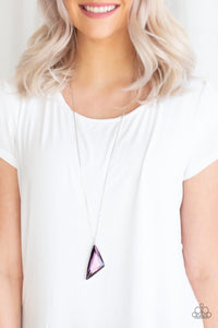 Ultra Sharp purple necklace - Paparazzi Accessories