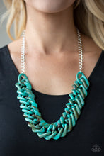 Load image into Gallery viewer, Comin in Haute Blue Necklace Paparazzi Accessories