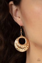 Load image into Gallery viewer, Perfectly Imperfect Gold Earring - Paparazzi Accessories