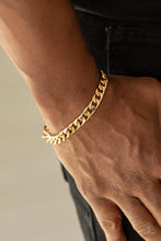 Load image into Gallery viewer, Take it to the Bank Gold Bracelet Paparazzi Accessorues