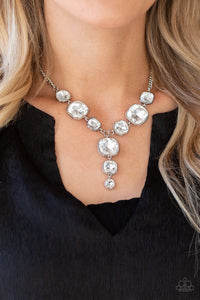 Legendary Luster White Necklace - Paparazzi Accessories