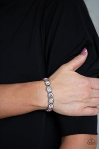 Take a Moment to Reflect Pink Bracelet - Paparazzi Accessories