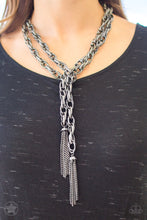 Load image into Gallery viewer, SCARFed for Attention - Gunmetal Necklace