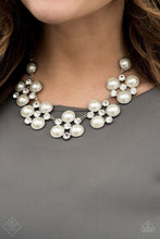 Load image into Gallery viewer, Night at the Symphony White Necklace - Paparazzi Accessories