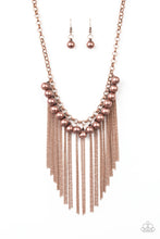 Load image into Gallery viewer, Paparazzi Accessories Powerhouse Prowl Copper Necklace