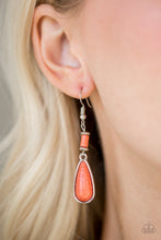 Load image into Gallery viewer, Courageously Canyon - Orange Earring Paparazzi Accessories