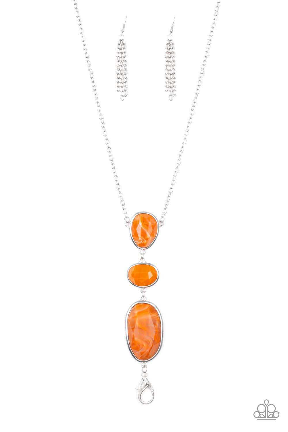 Making An Impact - Orange Necklace - Paparazzi Accessories