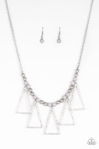 Terra Nouveau Silver Necklace - Paparazzi Accessories