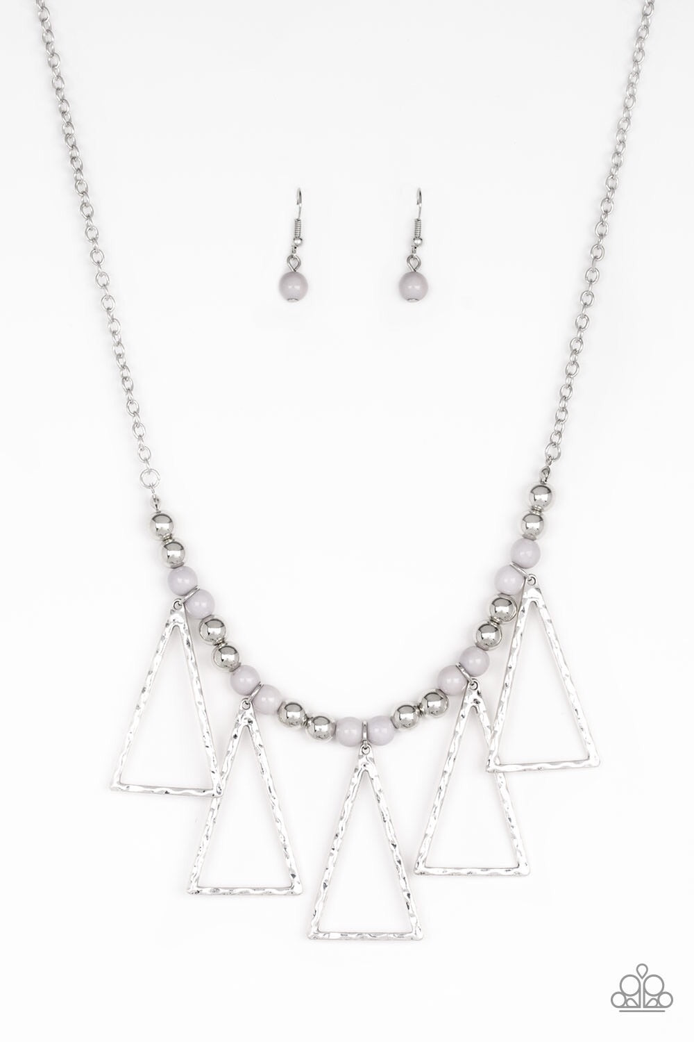 Terra Nouveau Silver Necklace - Paparazzi Accessories