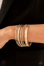 Load image into Gallery viewer, Full Circle Gold Bracelet - Paparazzi Accessories