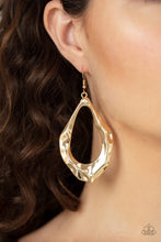 Load image into Gallery viewer, Industrial Imperfection - Gold Earring Paparazzi Accesories