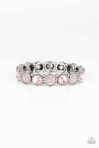 Take a Moment to Reflect Pink Bracelet - Paparazzi Accessories