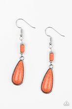 Load image into Gallery viewer, Courageously Canyon - Orange Earring Paparazzi Accessories