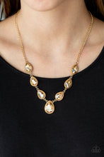 Load image into Gallery viewer, Socialite Social - Gold Necklace Paparazzi Accessories