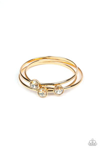 Be All You Can Be Dazzle Gold Bracelet