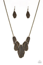 Load image into Gallery viewer, A New DISCovery - Brass Necklace - Paparazzi Accessories